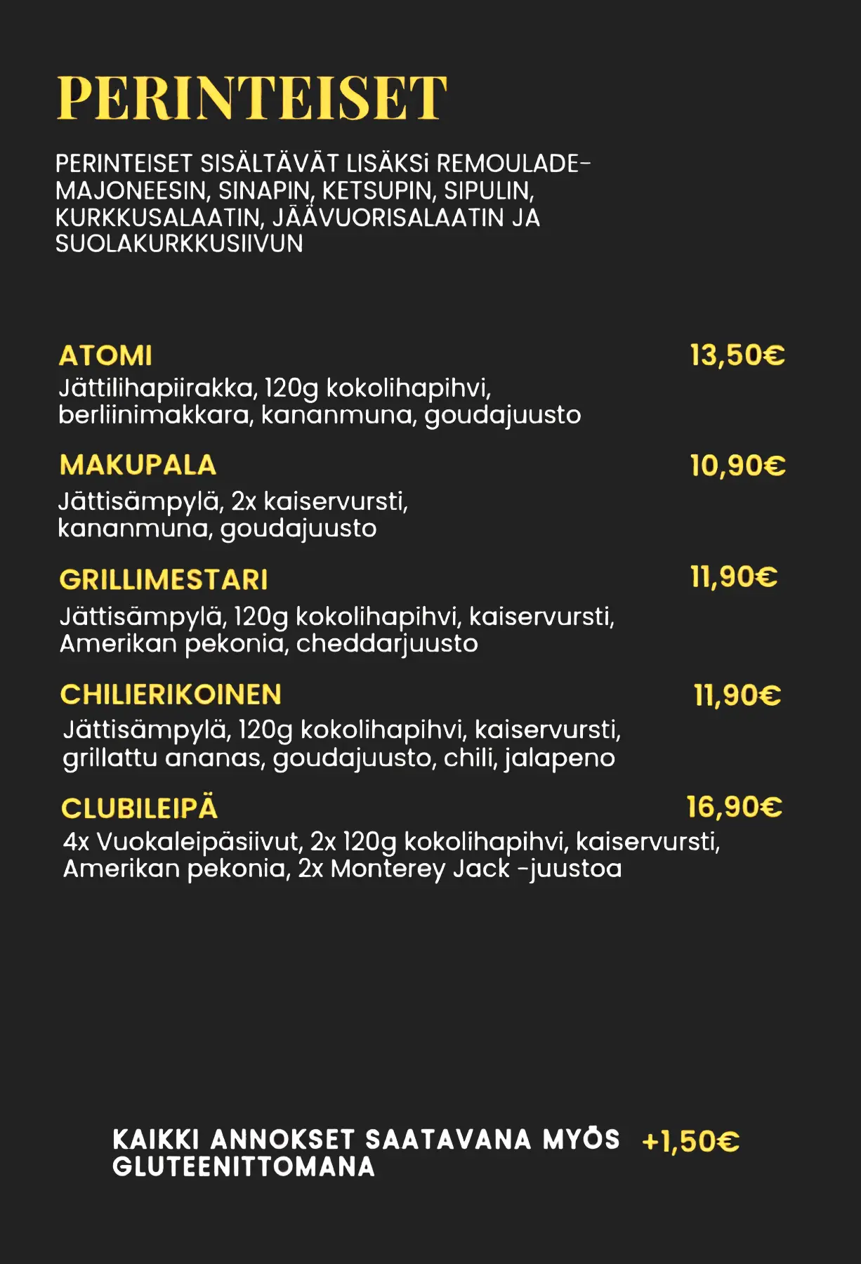 Perinteiset annokset part 2