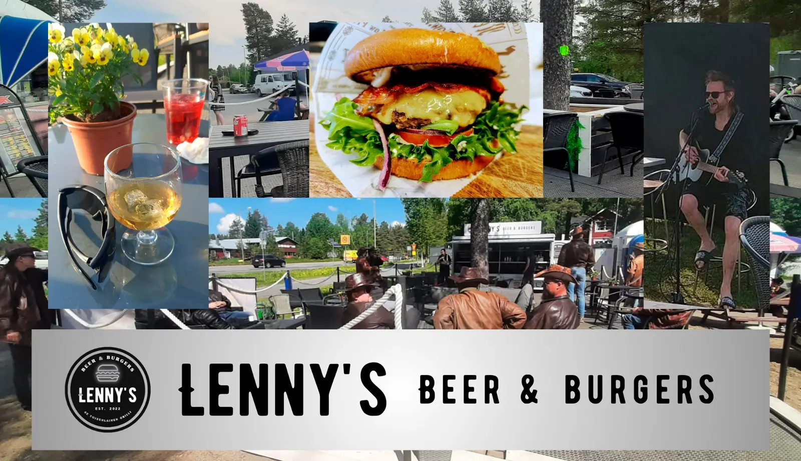 Kuvakollaasi Jäälin Lenny'sin tapahtumista ja herkuista.